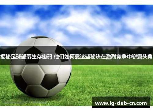 揭秘足球部落生存密码 他们如何靠这些秘诀在激烈竞争中崭露头角